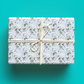 Blue and White Hydrangea Wrapping Paper Sheets