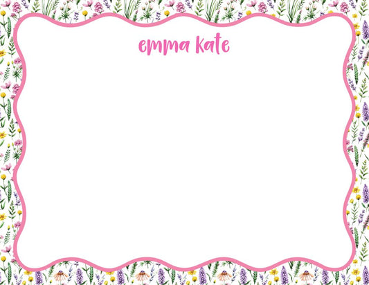 Floral Whimsy Flat Note