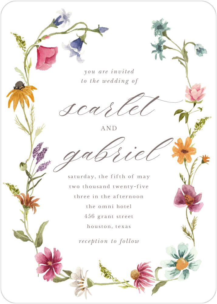 Secret Garden Invitation