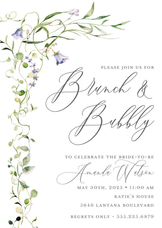 Paradise Garden Breeze Invitation