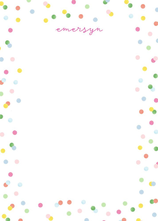 Confetti Notepad