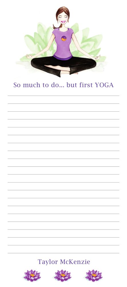 Yoga Lotus Notepad